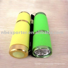 BT-0986 leather sheath bright led tactical flashlight